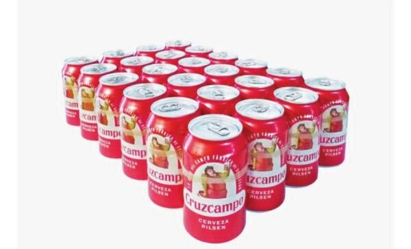 Caja de cerveza Cruz Campo