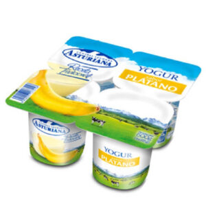 Yogurt sabor plátano blister 4x125 g